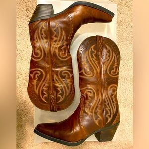 Heritage Western X Toe Western Boot Size 8b